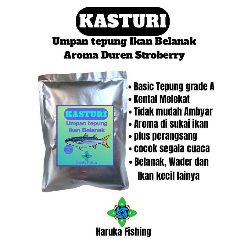 Kasturi Belanak umpan pancing untuk ikan Belanak 100gram
