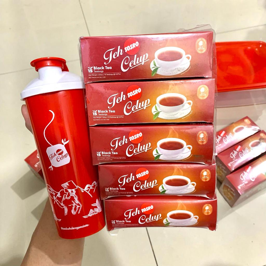 

Teh Celup Sosro Isi 15 Bags Per 5 Box Gratis Tumbler Cantik
