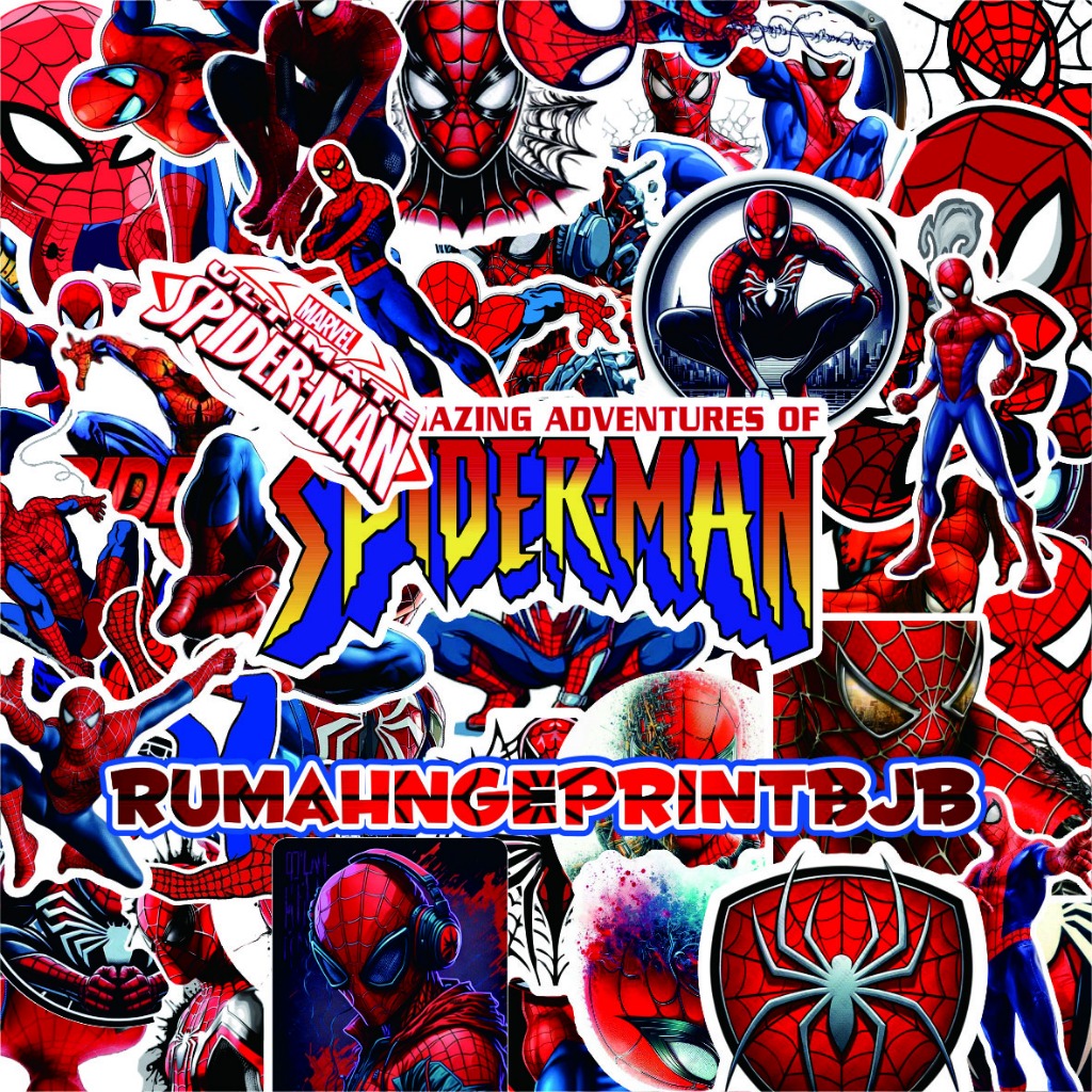 

SPIDERMAN - BESAR STIKER STICKER PACK ANTI AIR | WATERPROOF