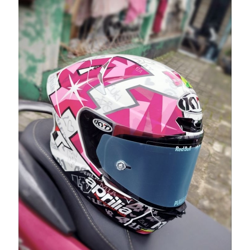 kyt tt revo repn carbon cevlar black glosy