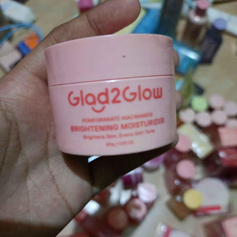 g2g glad2glow moisturizer pink brightening moisturizer murah