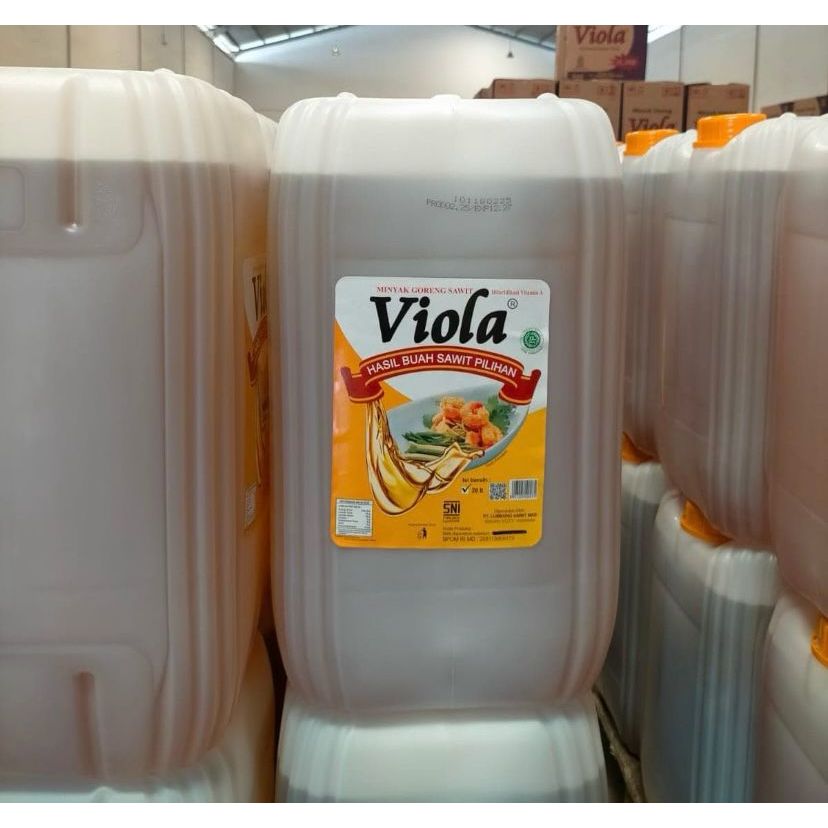 Minyak goreng viola 20 liter jerigen