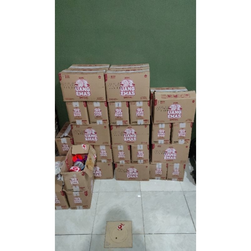 

Kopi Uang Emas 1kg kemasan 1 Dus ( 1kg x 5pcs )