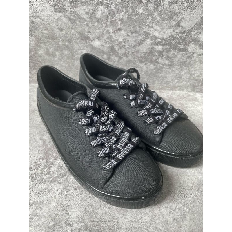 MELISSA Hip M Lover Ad Black - Preloved like NEW - Sepatu Hitam Wanita - Sneakers Wanita