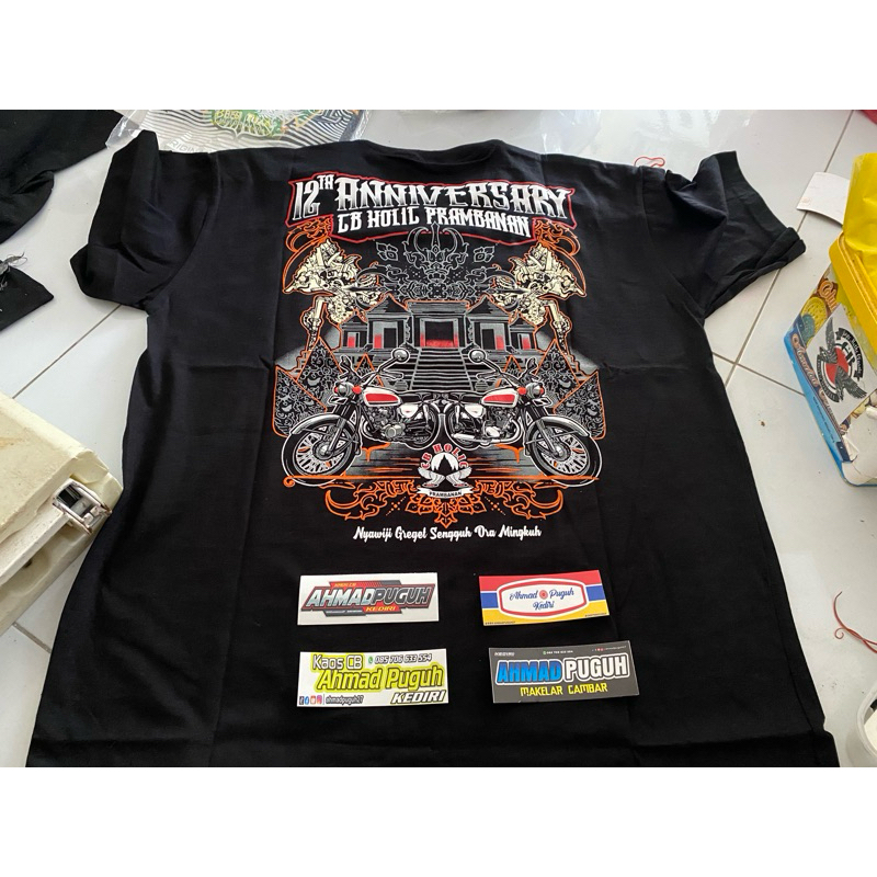KAOS ACARA CB HOLIC PRAMBANAN ORI
