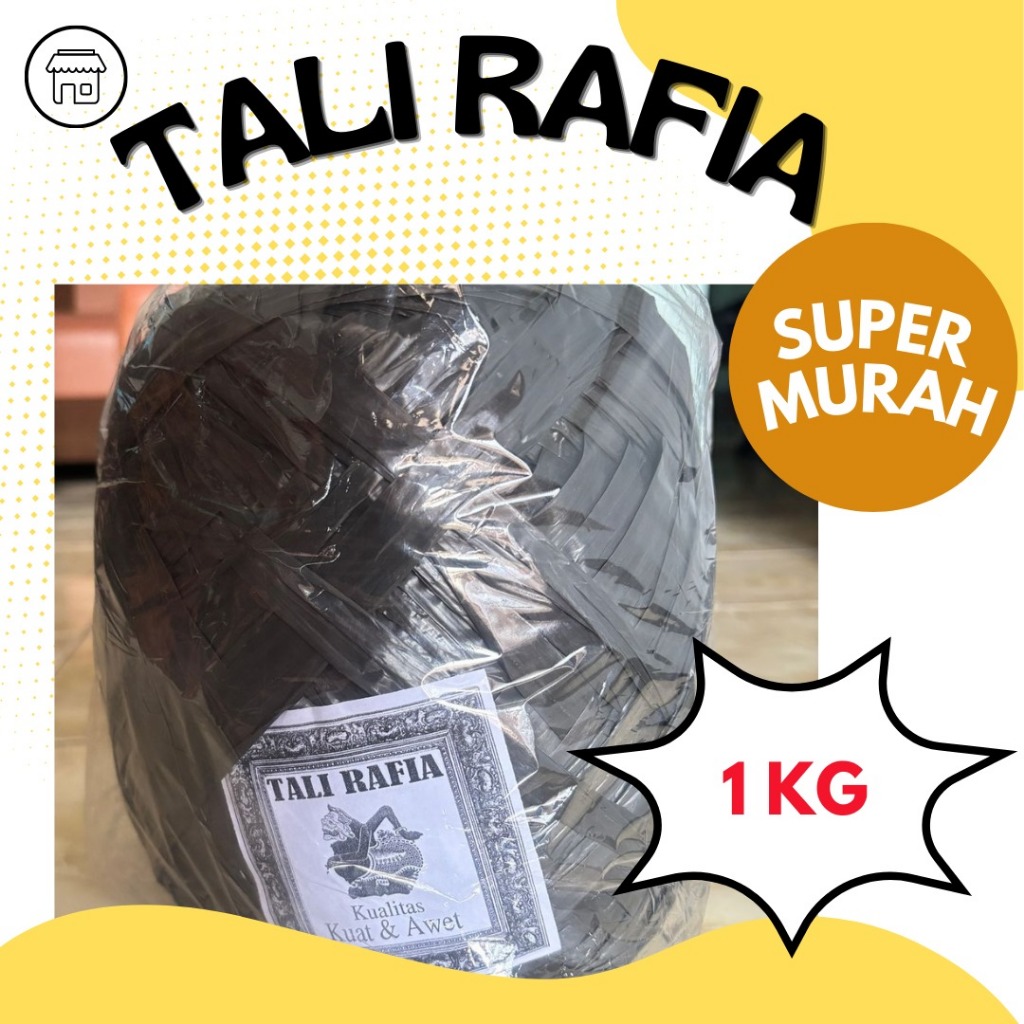 

TALI RAFIA WARNA HITAM 1 KG