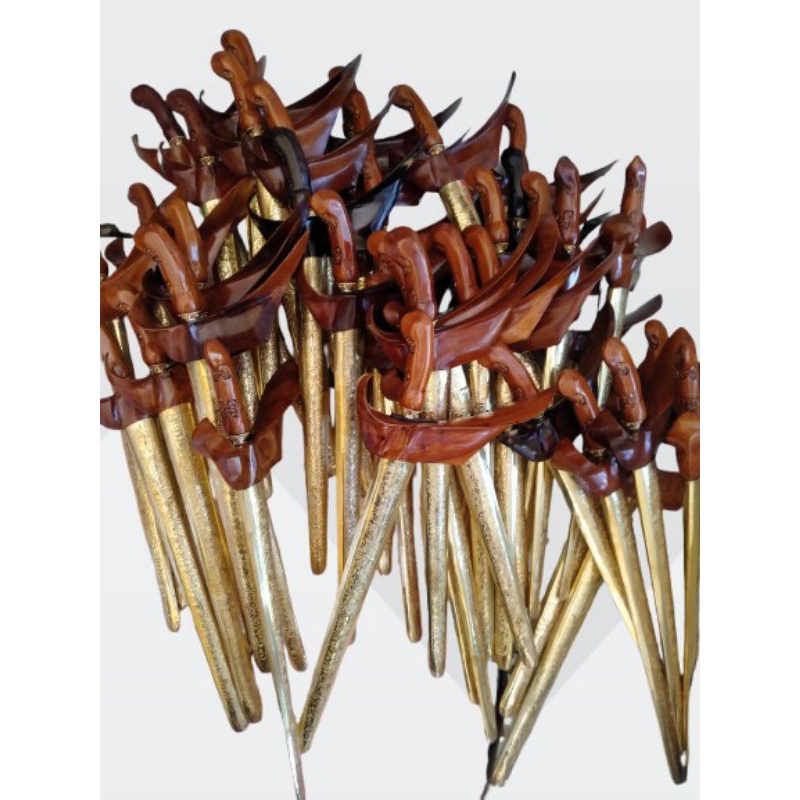 warangka keris komplit tinggal pakai