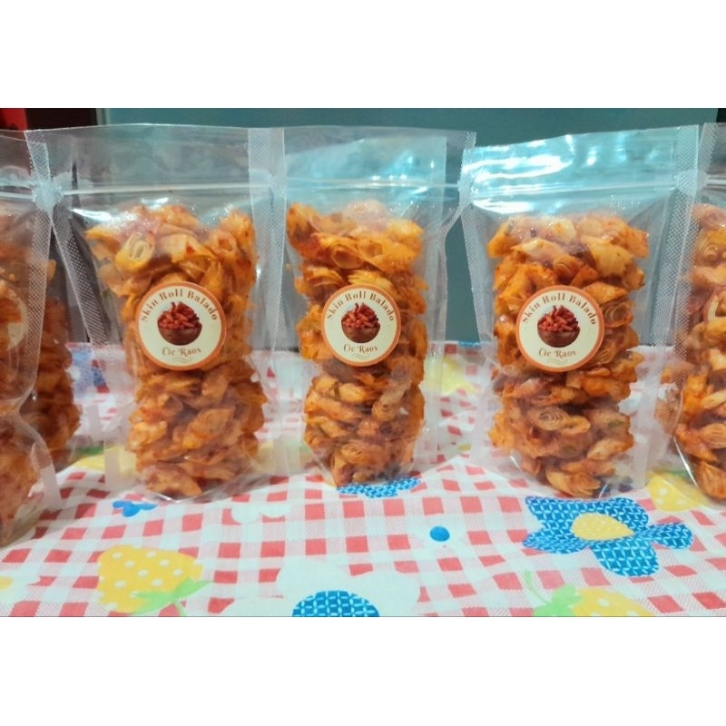 

Kripik Lumpia Pedas / Kulpi pedas 150 Gram