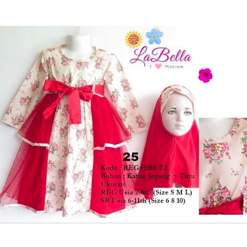 baju muslim anak merk labella