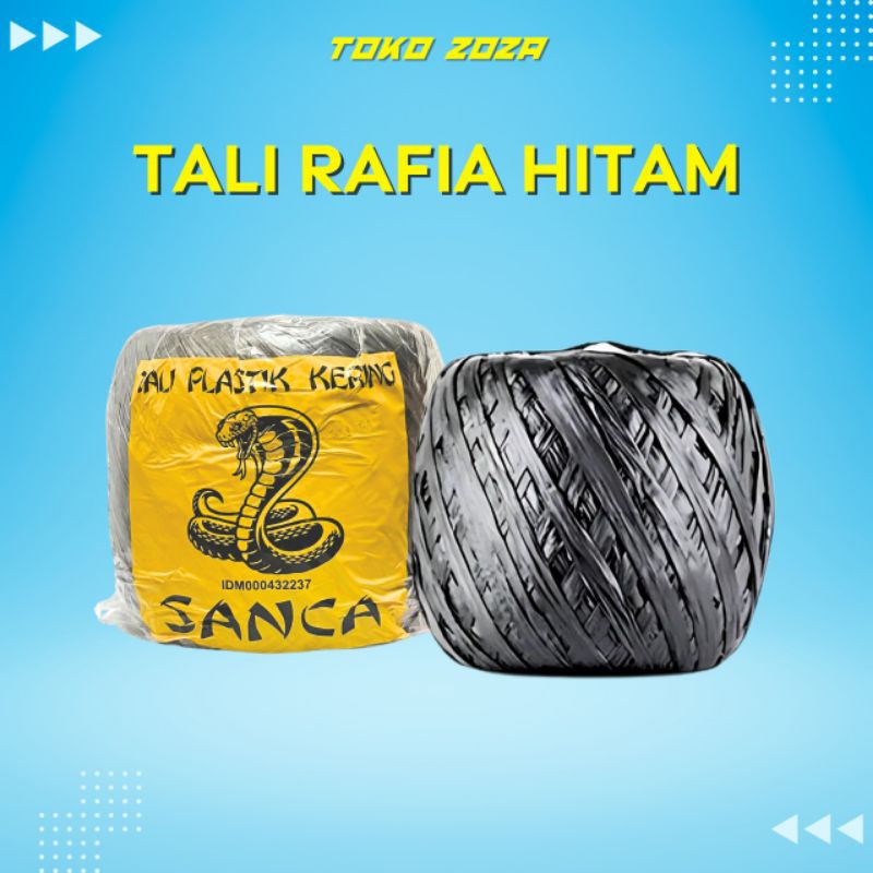 

Tali ikat Rapiah 1 roll/berat 1kg warna hitam