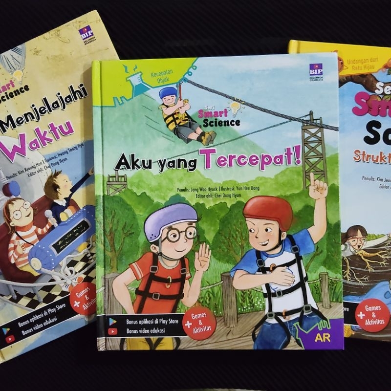 Buku Original • Buku Anak Seri Smart Sains - Ayo Menjelajahi Waktu - Aku Yang Tercepat - Struktur Ta