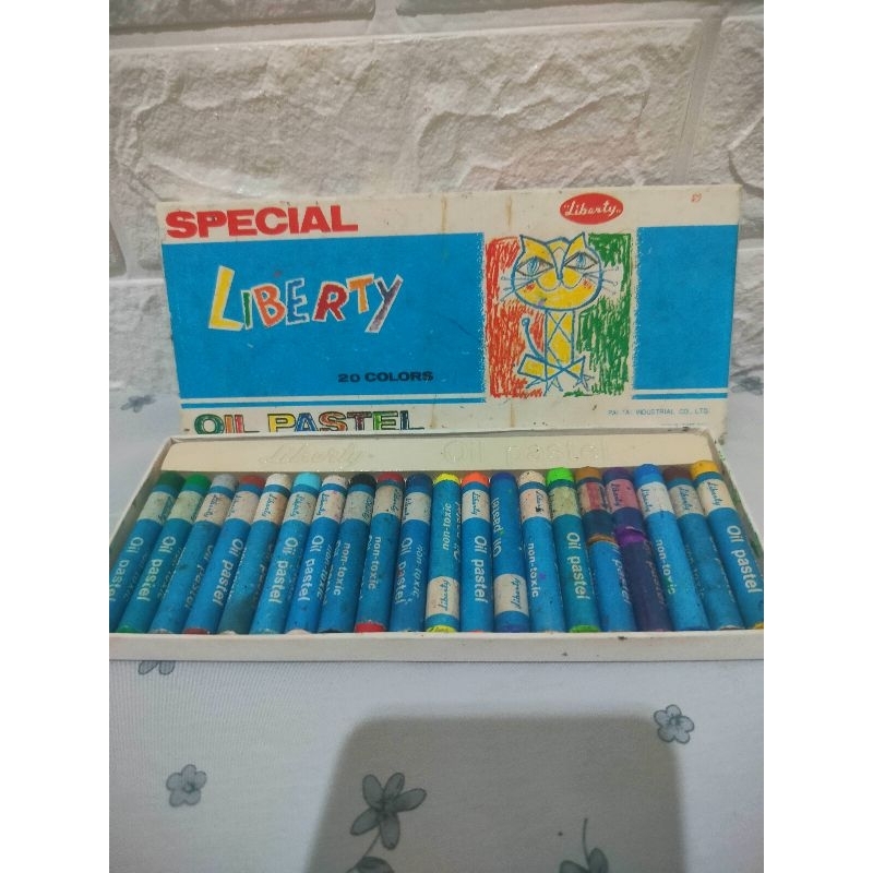 

Liberty Oil Pastel Krayon 20 Warna Preloved