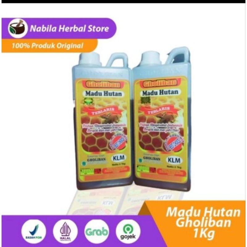 

MADU hutan Kalimantan Gholiban 1KG 100% ORIGINAL kemasan lama