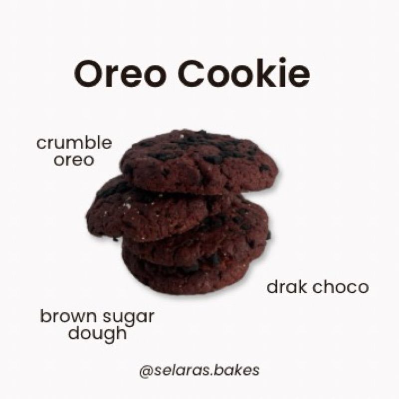 

Selaras ~ Soft Cookies Oreo~ Chewy cookies / Hampers Cookies