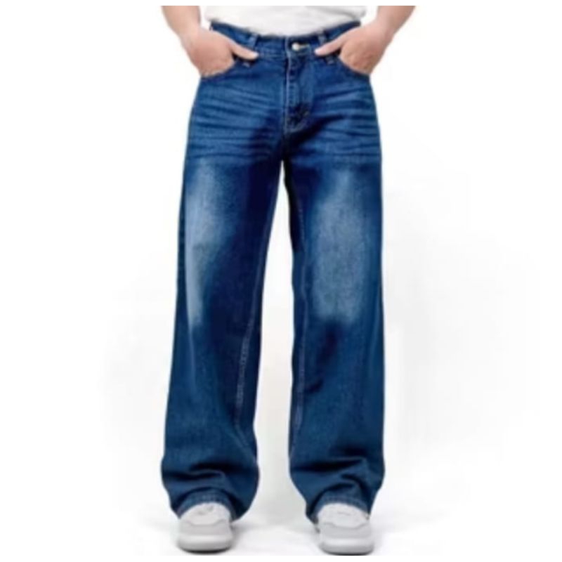 Celana Jeans Pria Gombrong Baggy Pants Korea Style