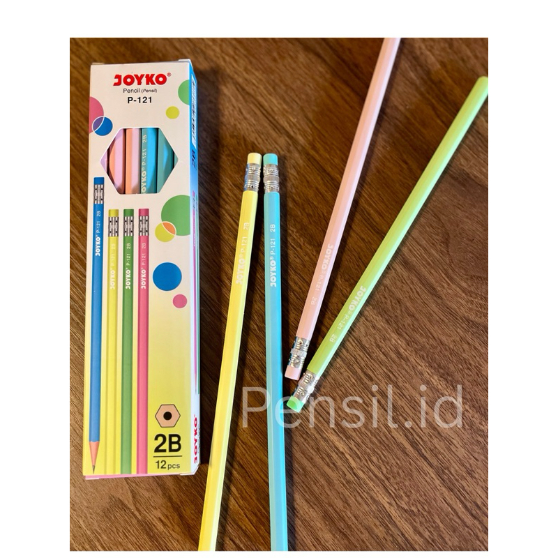 

Pensil JOYKO 2B . P-121 warna pastel 1pak (12pcs) ORIGINAL murah