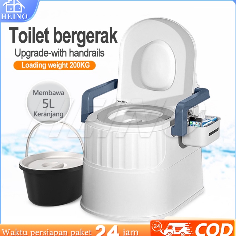 55SALE TERBATAS HEINO Kloset Toilet Portabel Untuk Orang Dewasa  Kursi Pispot Lansia  Kloset Portabe