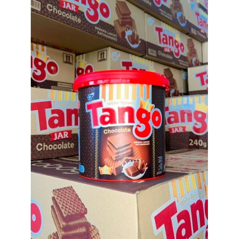 

Tango wafer coklat Jar toples 240gram exp 2026