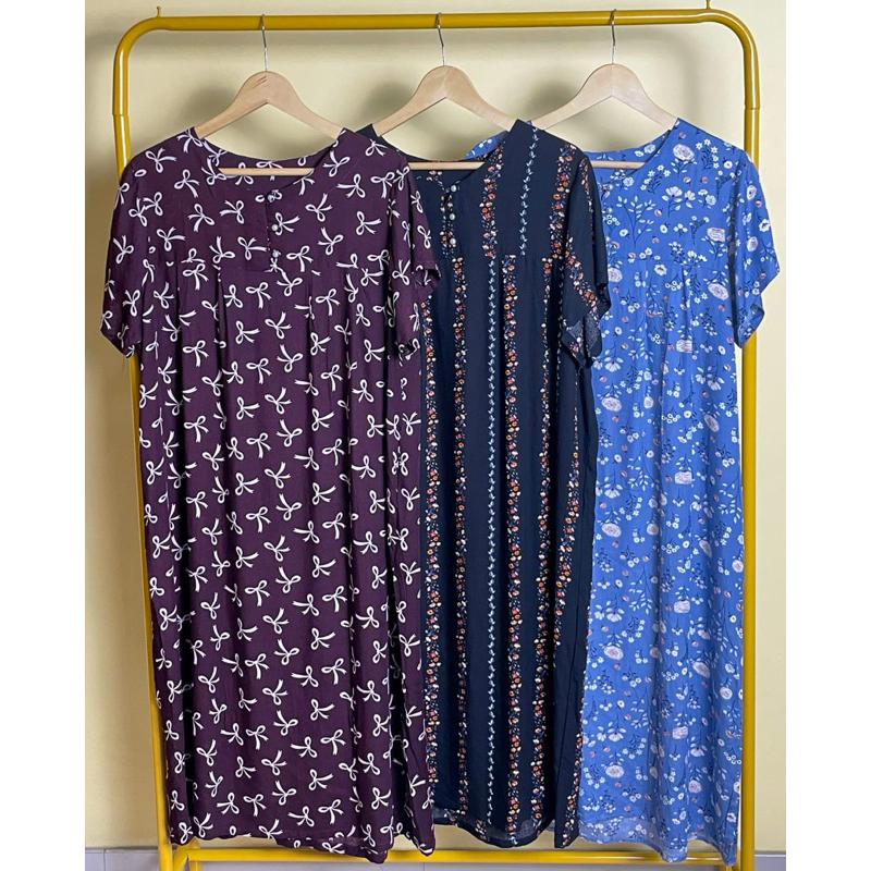 Daster Kancing Rayon Premium, Daster kekinian terbaru 2025, daster jumbo, daster wanita, daster rema