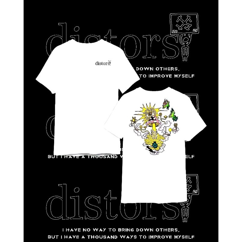 Tshirt Distorsi - mikroorganisme ( limited )