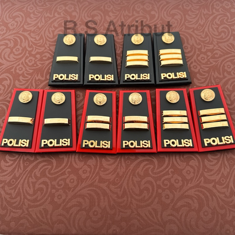 Pangkat Polri Perwira Ipda / Iptu / Akp Pdh FullMika Polisi Premium