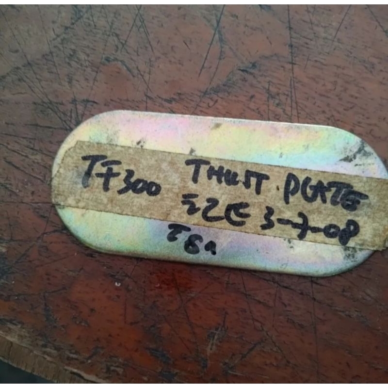 thrust plate yanmar TF300 1cyl 30HP/PK