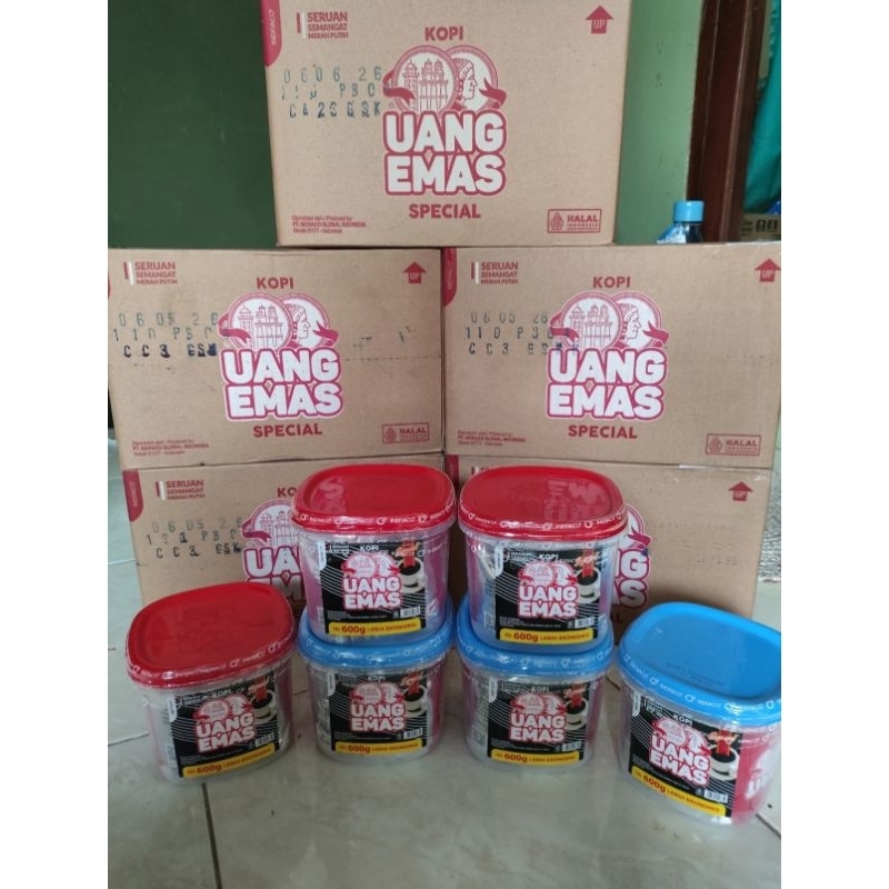 

Kopi Uang Emas 600gram Tupper Cantik
