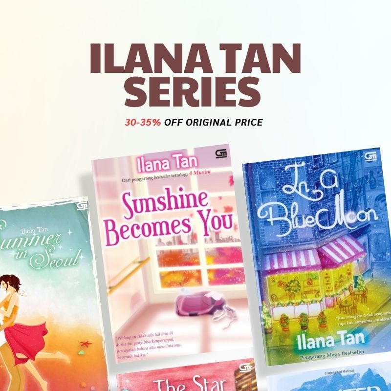 ILANA TAN SERIES | NOVEL ILANA TAN | SECONDHAND | BUKU BEKAS