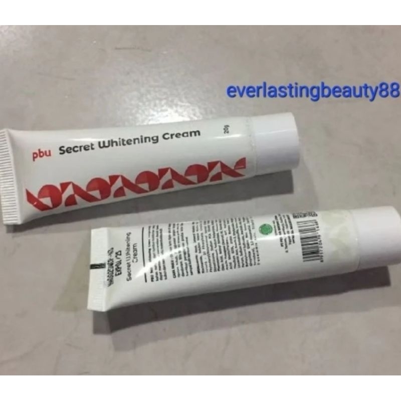 PBU Secret Whitening Cream - krim pemutih pencerah area lipatan - slengki - BPOM