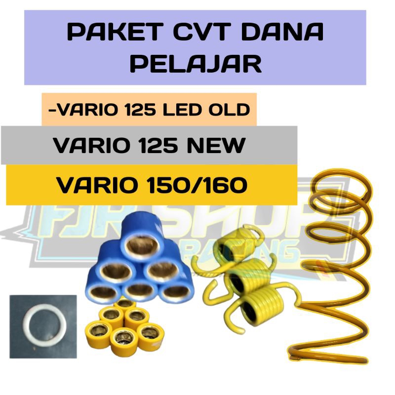 PAKET CVT DANA PELAJAR-VARIO 125 LED OLD-VARIO 125 NEW/150/160 UPGRADE
