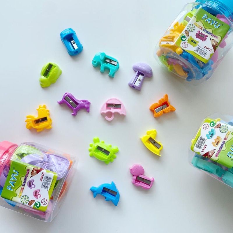 

Serutan Pensil Karakter Warna Warni 1Pcs