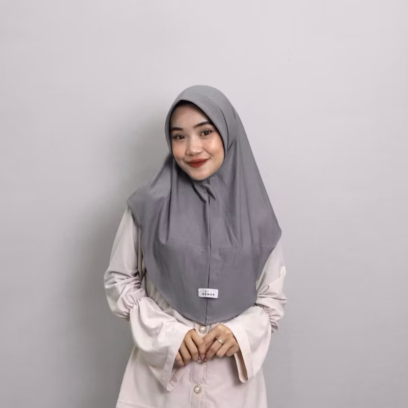 TERLARIS Hijab jilbab instan bergo kenan dzevada jersey size m