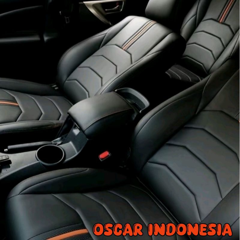 sarung jok mobil hrv 2014 - 2025 full set depan belakang bahan kulit sintetis Oscar busa 08