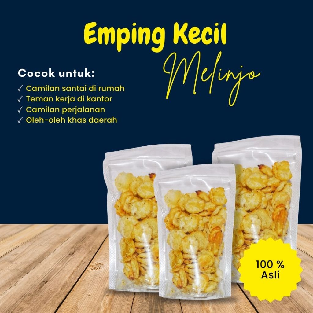 

Emping Kecil Melinjo Asin Original 70gr – Renyah Gurih Khas Pandeglang | Camilan Tradisional