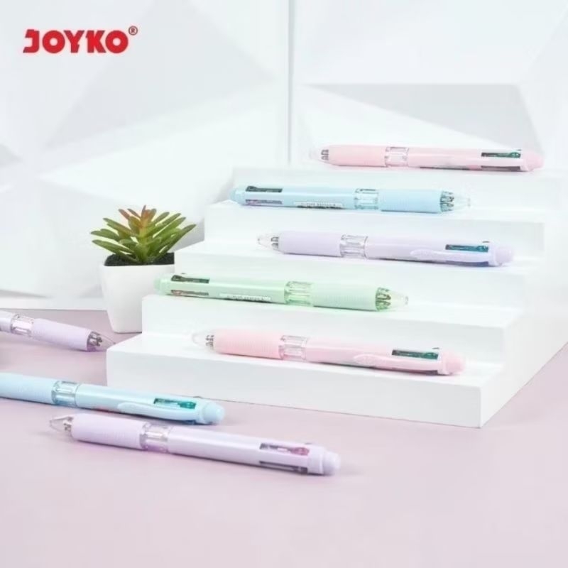 

pulpen pena 4 warna joyko BP -348 Quaco 4 0,7 Mm