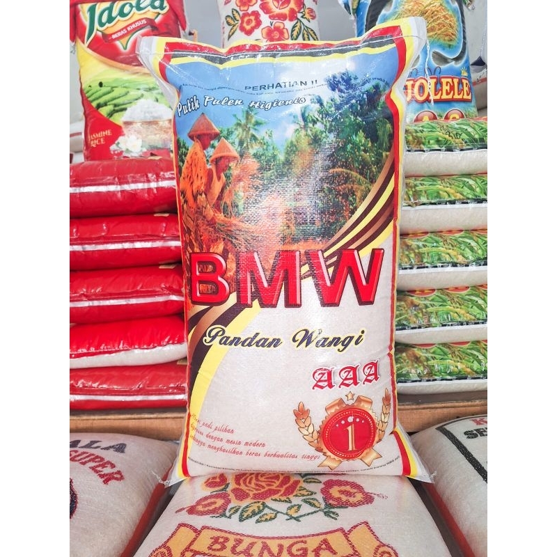 

BERAS CAP BMW AAA 100% PREMIUM 5LT / 5KG / 10KG / 20 KG / 25 KG