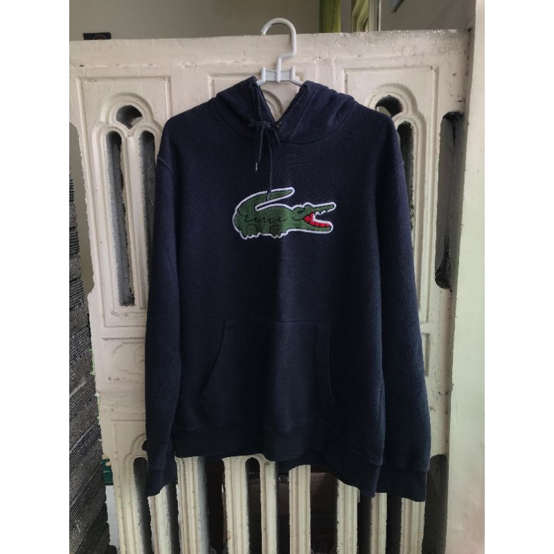 HOODIE LACOSTE NAVY