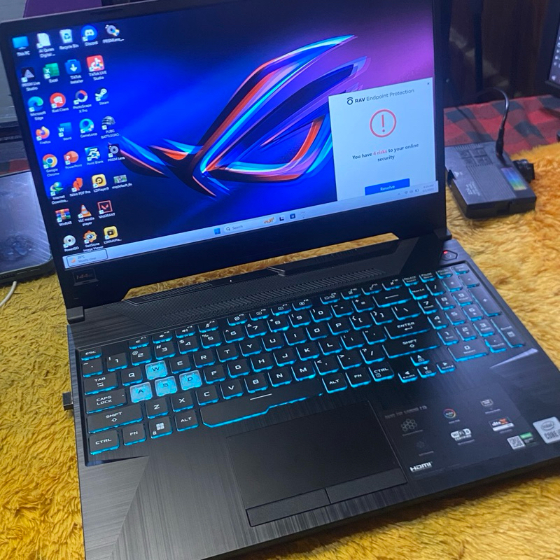Laptop asus tuf gaming FX506L ram 16gb gtx 1650 bekas