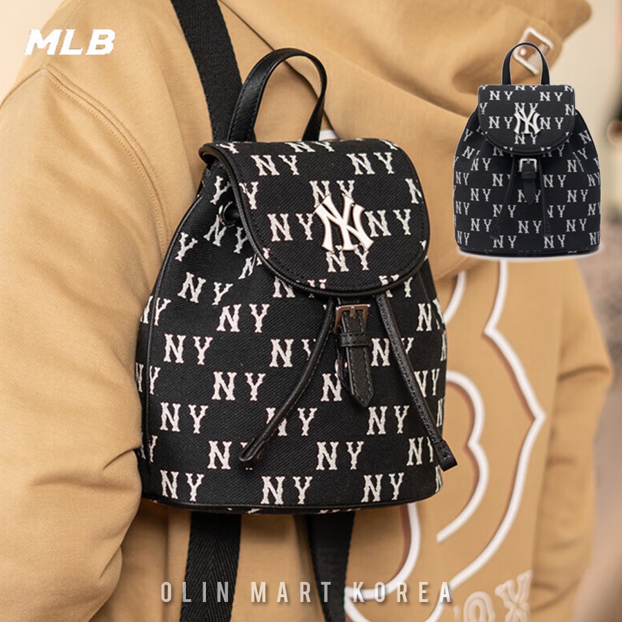MLB CLASSIC MONOGRAM JACQUARD MINI BACKPACK #BLACK
