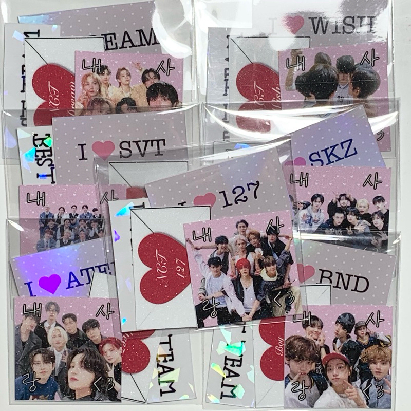 

STICKER PACK NCT 127, DREAM, WISH, BND, SEVENTEEN