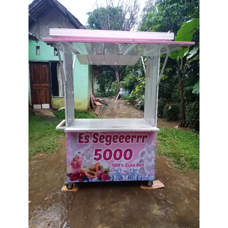 booth container es teh