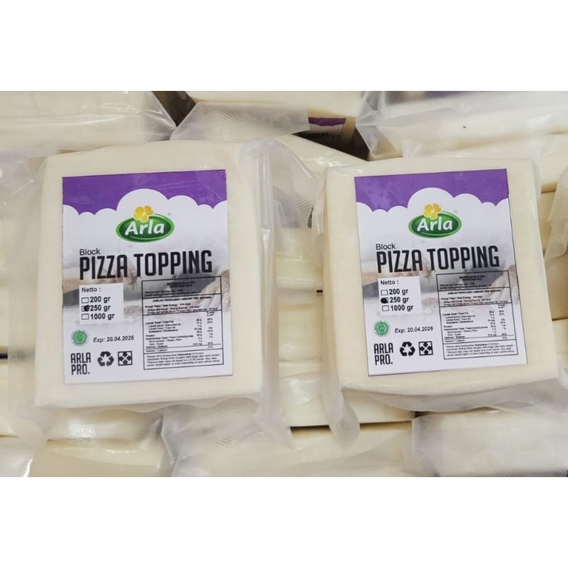 

ARLA Keju Mozzarella 200gr Halal Melar Beku Mozarella Gurih Creamy