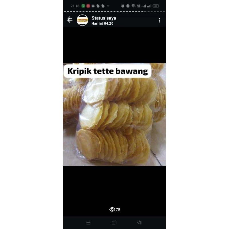 

KRIPIK TETTE BAWANG
