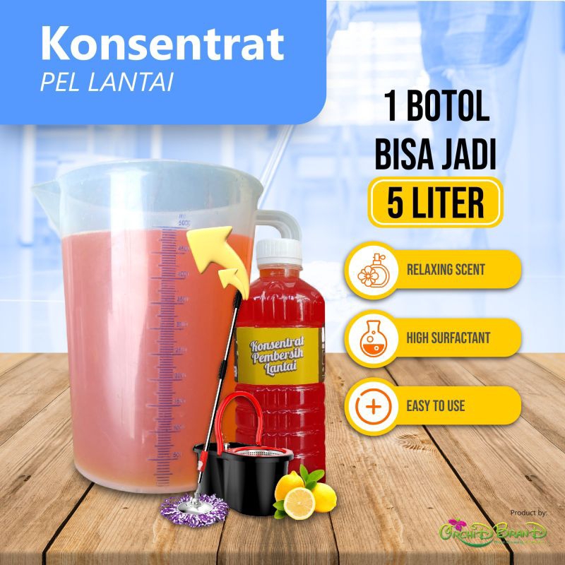 Bahan Biang Sabun Pel Lantai Aroma Lemon Segar