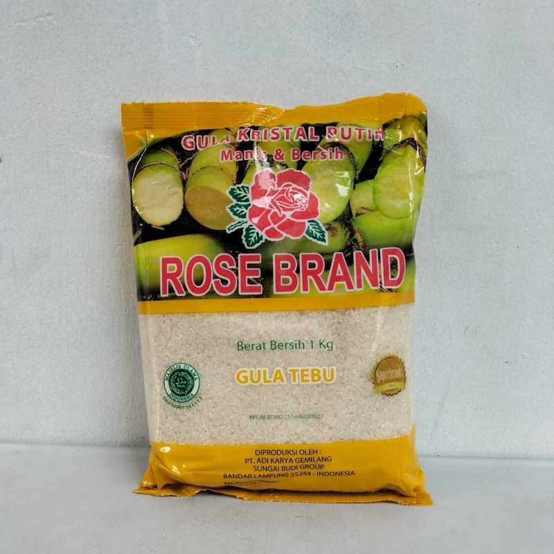

RB Gula Pasir Kemasan 1KG Rose Brand Kuning