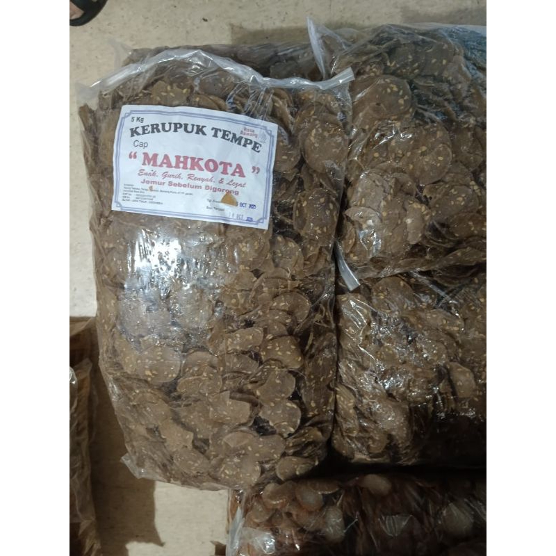 

Krupuk Tempe Mahkota (PERBALL/5KG)