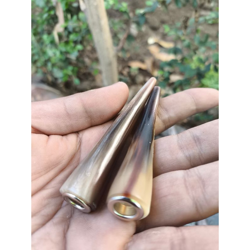 once pipa rokok tanduk kerbau panjang 8cm multi