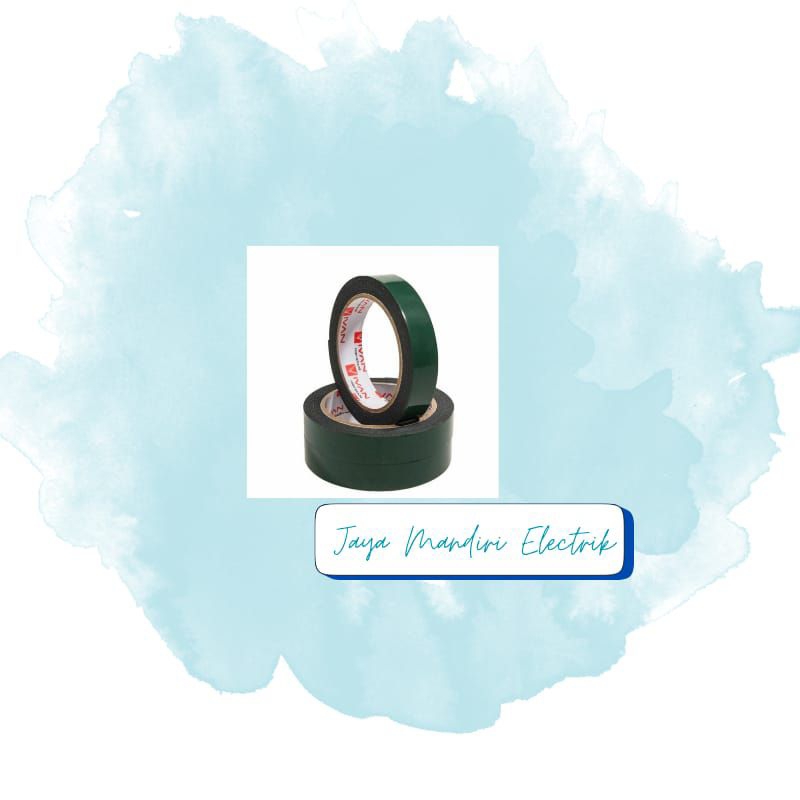 

solasi Double tape foam lebar 1cm dan lebar 2cm