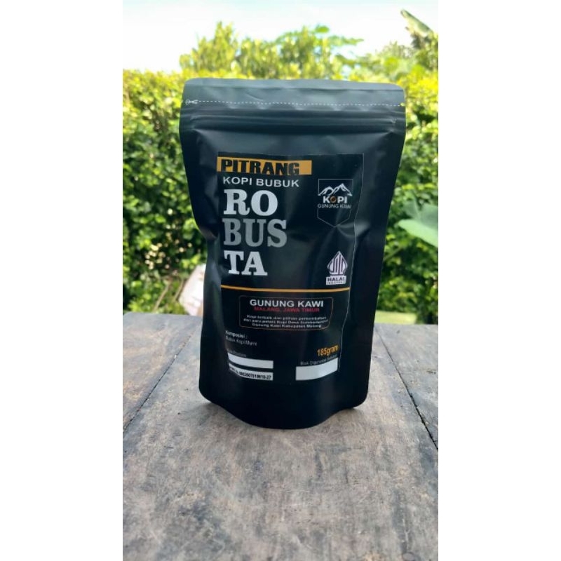 

Kopi bubuk robusta gunung Kawi 185gr termurah