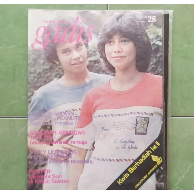 majalah remaja GADIS no. 28 1976 jadul lawas lama